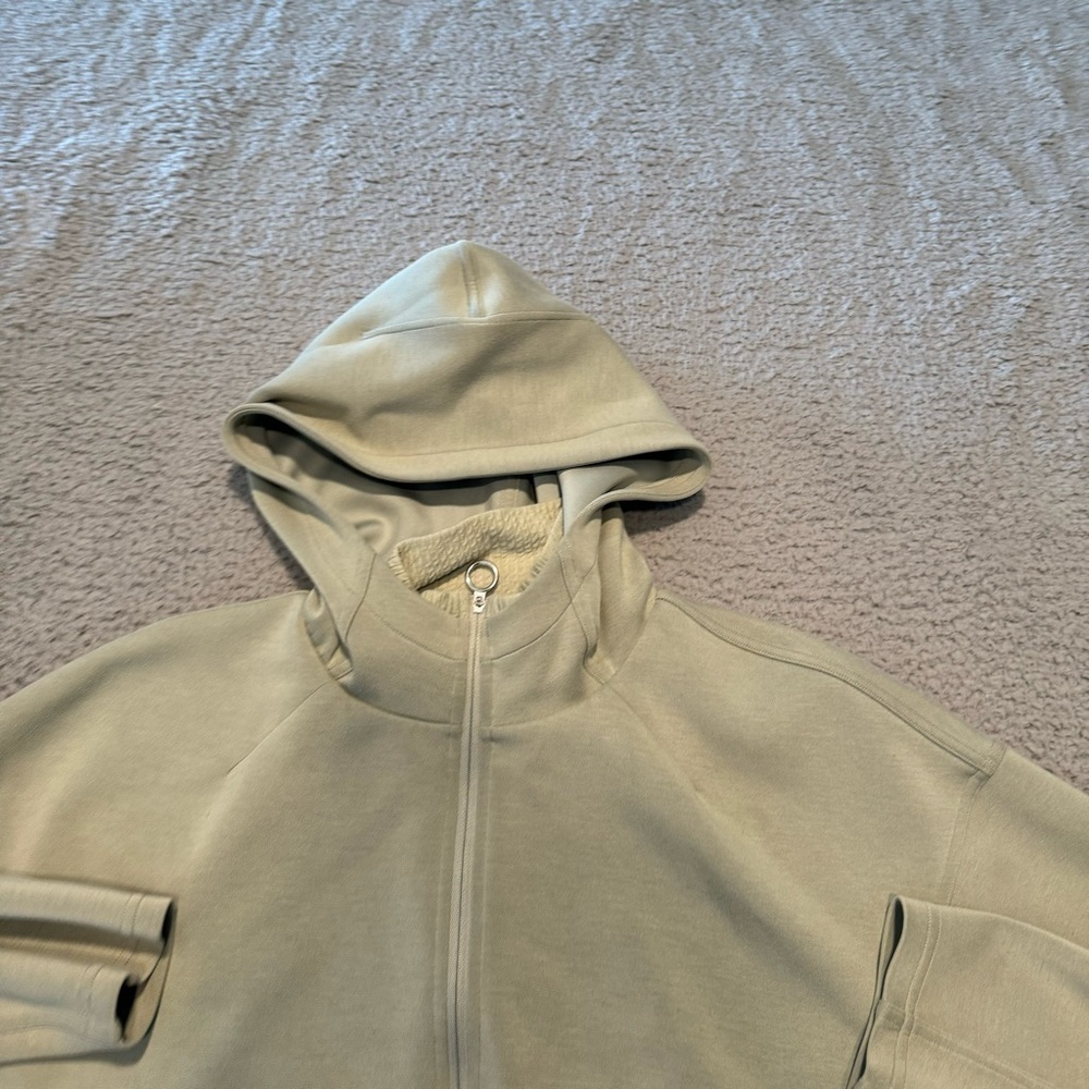 Lululemon Soft Oversized Zip Hoodie Size M/L Green Fern W3ESNS - Picture 3 of 11